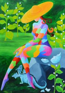 Bleu dragon, de Galina Malfoy Navodnitchaia The Art Cycle