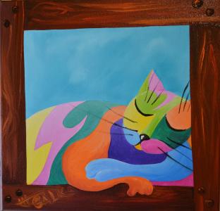 Chat dort, de Galina Malfoy Navodnitchaia The Art Cycle
