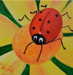 Coccinelle petit format40, de Galina Malfoy Navodnitchaia The Art Cycle