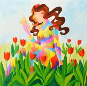 Elise et sa lettre, de Galina Malfoy Navodnitchaia The Art Cycle