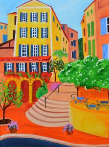 Fayence rue du chateau, de Galina Malfoy Navodnitchaia The Art Cycle