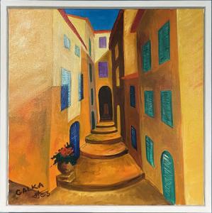 La rue, de Galina Malfoy Navodnitchaia The Art Cycle