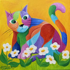 Mochi le chat, de Galina Malfoy Navodnitchaia The Art Cycle