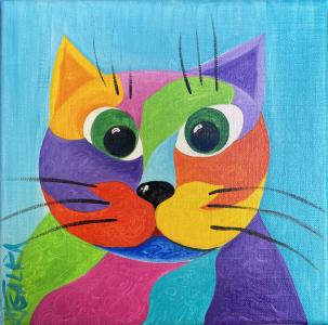 Petit chat c28, de Galina Malfoy Navodnitchaia The Art Cycle
