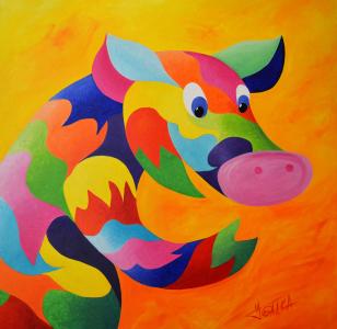Pistache le cochon, de Galina Malfoy Navodnitchaia The Art Cycle