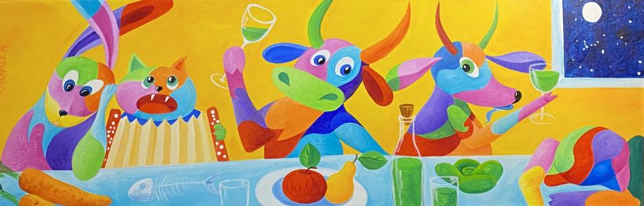 Repas de famille, de Galina Malfoy Navodnitchaia The Art Cycle