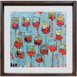 Champs de verres rouges, de Germain Henneka The Art Cycle