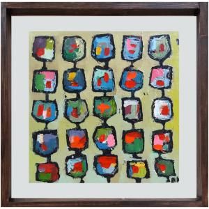Des verres de toutes les couleurs, de Germain Henneka The Art Cycle