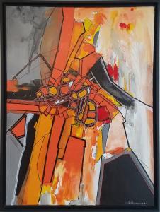 Orange black, de Gervais Debroucke The Art Cycle