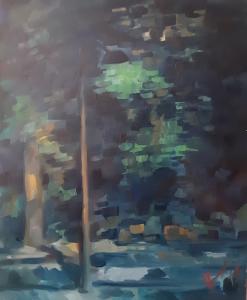 Automne 2 la nuit, de Harry Boudchicha The Art Cycle