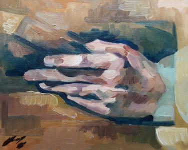 Etude de main Ingres 2, de Harry Boudchicha The Art Cycle