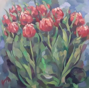 Tulipes, de Harry Boudchicha The Art Cycle