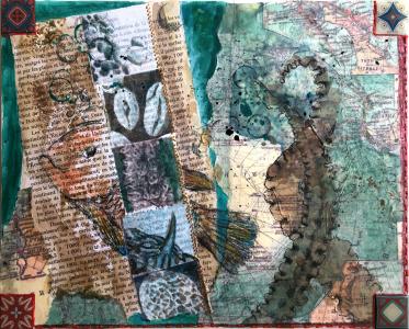 Des cartes et des planctons 5, de Hélène Lacquement The Art Cycle