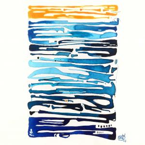 Elucubration sur toile n1, de Isabelle Dominjon The Art Cycle