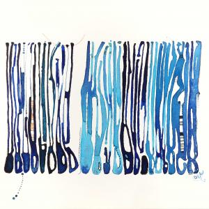 Elucubration sur toile n2, de Isabelle Dominjon The Art Cycle