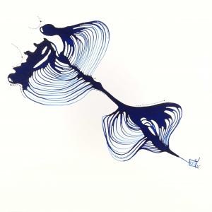 Elucubration sur toile n3, de Isabelle Dominjon The Art Cycle