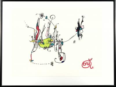 Géo-glyphe n2, de Isabelle Dominjon The Art Cycle