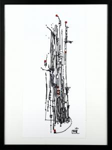 Géo glyphe n7, de Isabelle Dominjon The Art Cycle