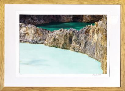 Cratères du Volcan Kelimutu, de Jacques Bravo The Art Cycle