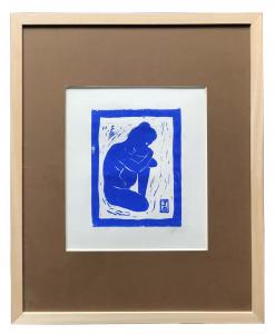 Pensive en bleu, de Jeanne de Guillebon The Art Cycle