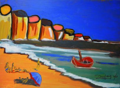 Bord de plage, de Jerome Dufay The Art Cycle