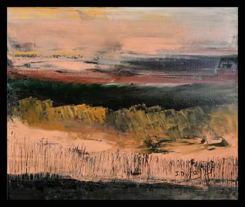 Coucher de soleil en baie de Sienne, de Jerome Dufay The Art Cycle