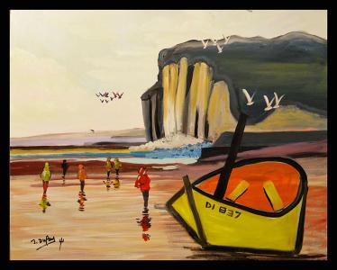 Dimanche d'octobre à Pourville-sur-Mer, de Jerome Dufay The Art Cycle
