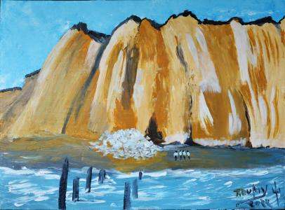 Falaises normandes, de Jerome Dufay The Art Cycle
