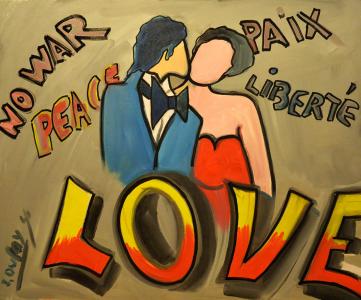 La paix se conjugue au verbe aimer, de Jerome Dufay The Art Cycle