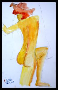 Nu au turban, de Jerome Dufay The Art Cycle