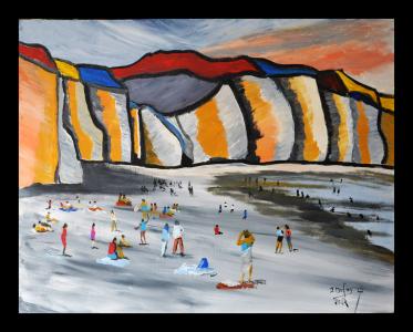 Plage cote Albatre, de Jerome Dufay The Art Cycle