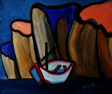 Yport falaises et doris bleu, de Jerome Dufay The Art Cycle