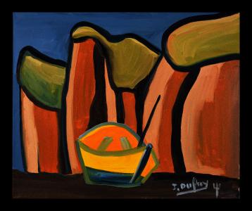 Yport falaises et Doris jaune, de Jerome Dufay The Art Cycle
