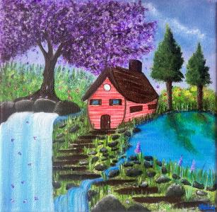 La maison rose, de Melissa Fournier The Art Cycle