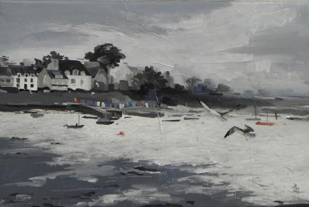 Nuages et eau, de Liliane Bordes The Art Cycle