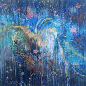 Comme un papillon dans le cosmos, de Linda Clerget The Art Cycle
