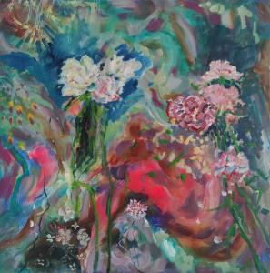 Cosmos roses, de Linda Clerget The Art Cycle