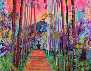 Paysage brésilien moderne, de Linda Clerget The Art Cycle