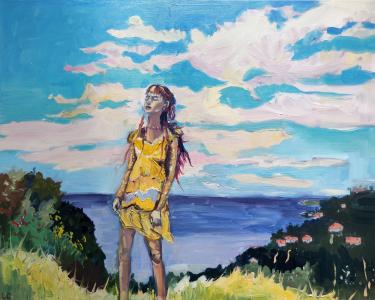 Rencontre avec le soleil, de Linda Clerget The Art Cycle