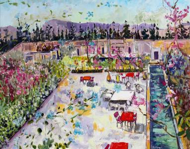 Reve d un jardin marocain, de Linda Clerget The Art Cycle