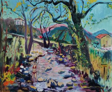 Un après midi d été, de Linda Clerget The Art Cycle