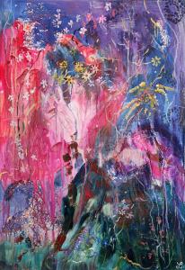Volcan de lumière, de Linda Clerget The Art Cycle