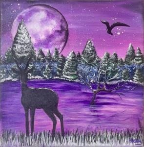 Violet glacial, de Melissa Fournier The Art Cycle