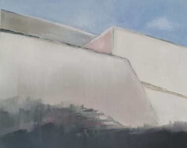 Petit pan de mur rose, de Michèle Gosnet Frassetto The Art Cycle