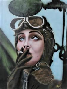 Femme pilote, de Michel Ruelle The Art Cycle