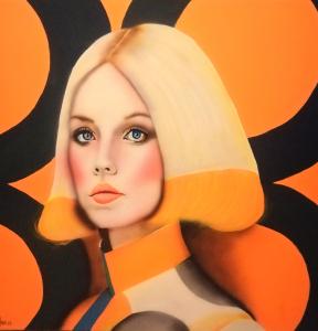 Pop girl 70, de Michel Ruelle The Art Cycle