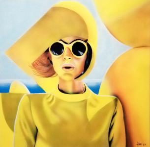 Yellow girl, de Michel Ruelle The Art Cycle