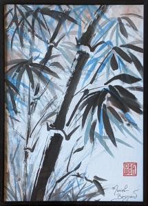 Bambous bleus, de Muriel Besnard The Art Cycle