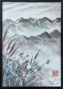 Paysage aux herbes, de Muriel Besnard The Art Cycle