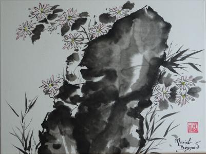 Rocher fleuri, de Muriel Besnard The Art Cycle